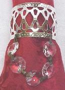 Napkin Rings Cutwork & Prisms Silverplate