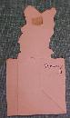 Antique Valentines Card Cowgirl