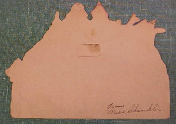 Valentines Card Germany Sleigh Fold Out