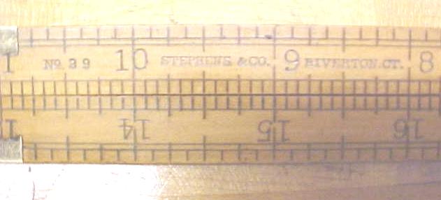 Stephens & Co. No. 39 Architect's Rule Rare!