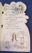 Antique Valentines Book Card Cinderella Very colorful
