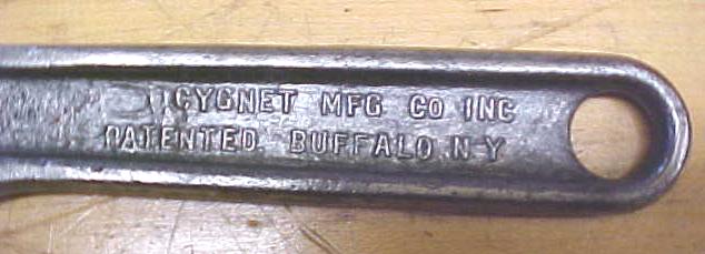 Cygnet 8 Inch Adjustable Wrench Antique