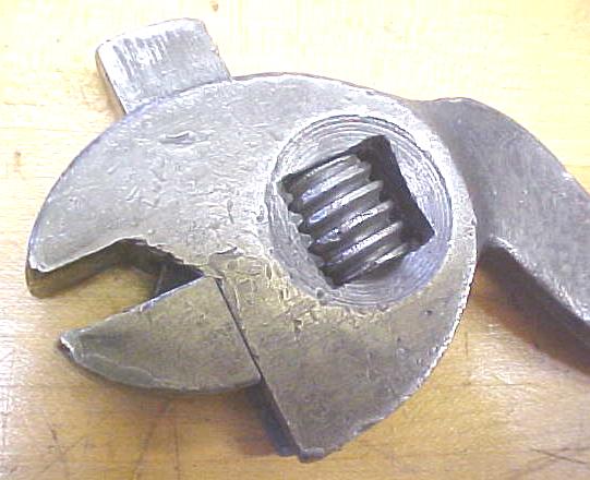 S-Handle Adjustable Wrench British Strong Jaw 8 Inch