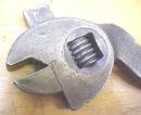 S-Handle Adjustable Wrench British Strong Jaw 8 Inch