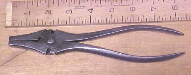 Antique Button Pliers & Wire Cutters 8 Inch