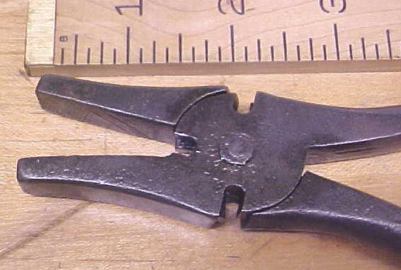 Antique Button Pliers & Wire Cutters 8 Inch