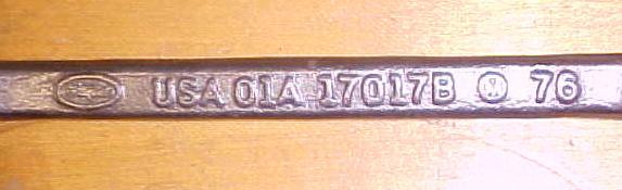 Ford 10 inch Combination Box Wrench M 01A-17017B 76