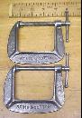 B & C 2.5 inch C-Clamp Pair No. 142-1/2 Brink & Cotton
