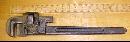 Trimont Pipe Wrench 18 inch Trimo 1918 Patent