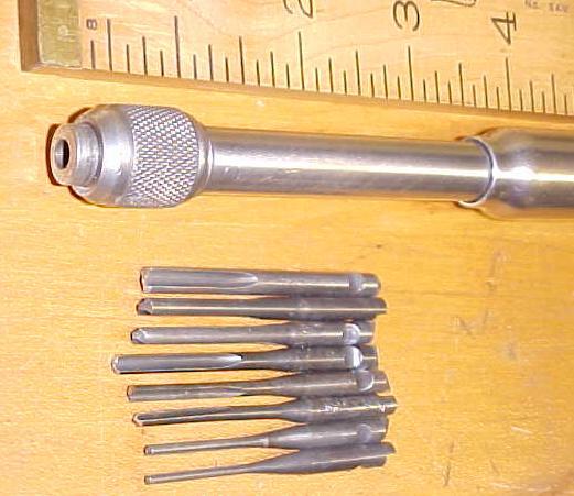 Millers Falls No. 170 Yankee Spiral Push Drill w/8 Bits