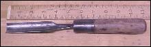 BOKER Tanged Gouge Chisel 7/8 inch H & R. BOKER