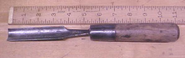 BOKER Tanged Gouge Chisel 7/8 inch H & R. BOKER