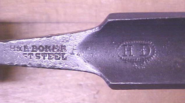 BOKER Tanged Gouge Chisel 7/8 inch H & R. BOKER