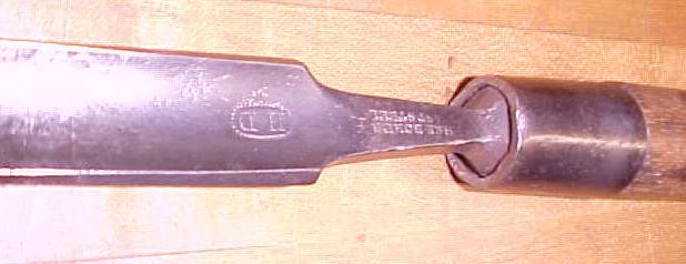 BOKER Tanged Gouge Chisel 7/8 inch H & R. BOKER