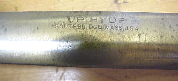 I.P. HYDE Wood Handled Knife