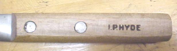 I.P. HYDE Wood Handled Knife