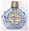 Miniature Perfume Bottle Peacock Blue