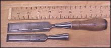 Steelcraft Socket Beveled Chisels 3/4 & 1 inch Germany