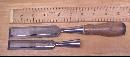 Steelcraft Socket Beveled Chisels 3/4 & 1 inch Germany