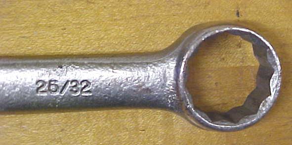 Williams SUPERRENCH Combination Wrench 25/32 inch