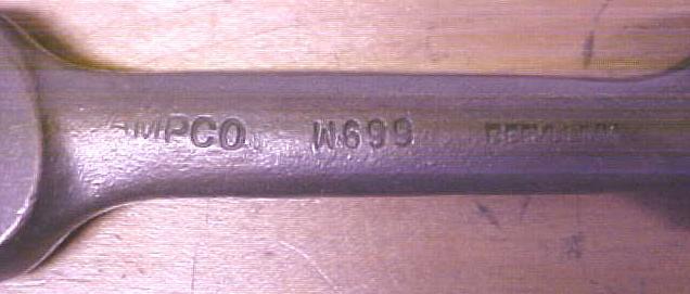 AMPCO Beryllium Wrench 7/16 & 1/2 inch