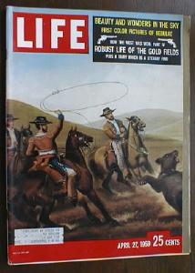 Life Magazine Nebulas & Gold Rush Articles April 27 1959