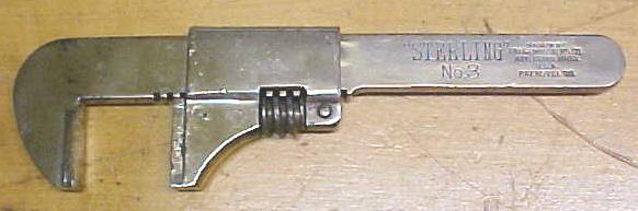 Frank Mossberg No.3 Sterling Adjustable Wrench