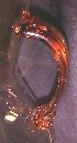 Blenko Pitcher Amber 15 inch Tall Large Hand Blown
