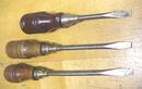 Antique Screwdrivers Miniature Fancy Handles group of 3