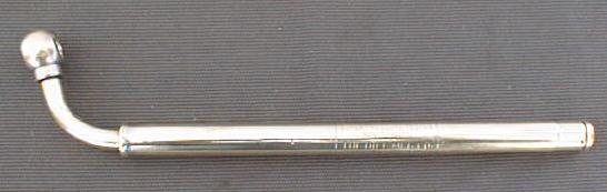 Dill Mfg. Co. Solid Brass Tire Pressure Gauge Tester Rare