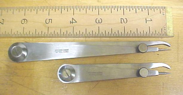 Union Tool Co. Hermaphrodite Caliper 4 & 6 inch No. 19