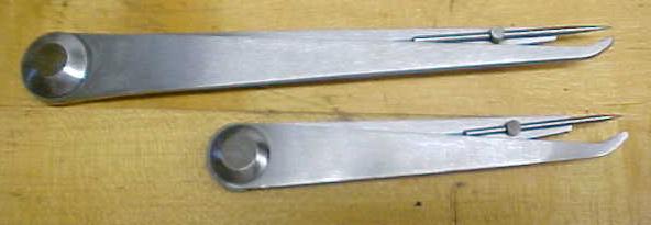 Union Tool Co. Hermaphrodite Caliper 4 & 6 inch No. 19
