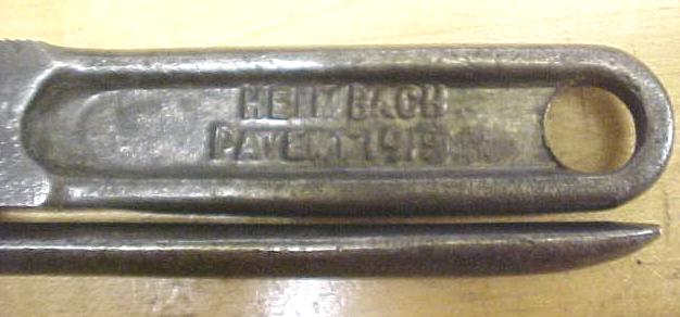 Heimbach Lever Wrench Adjustable Wrench Rare!