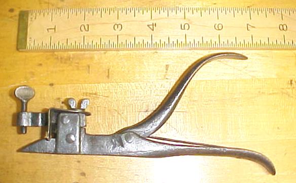 Leach Saw Set Pliers Patented 1869