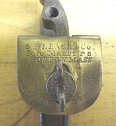 Leach Saw Set Pliers Patented 1869
