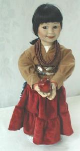 Doll Autumn Harvest Ray Swanson Porcelain