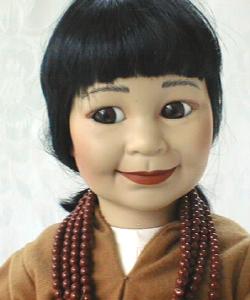 Doll Autumn Harvest Ray Swanson Porcelain