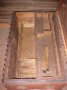 Antique Carpenters Tool Chest Box w/Drawers