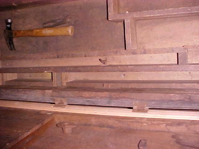 Antique Carpenters Tool Chest Box w/Drawers