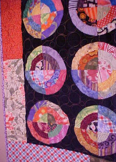 Quilt Wall Hanging Spinning Circles