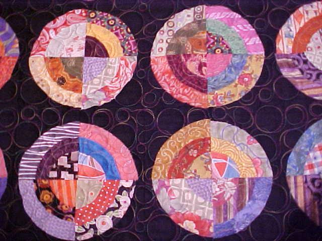 Quilt Wall Hanging Spinning Circles