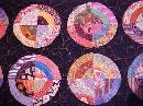 Quilt Wall Hanging Spinning Circles