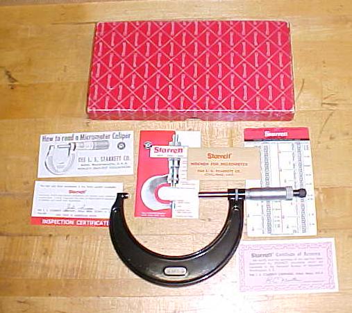 Starrett Outside Micrometer 3-4