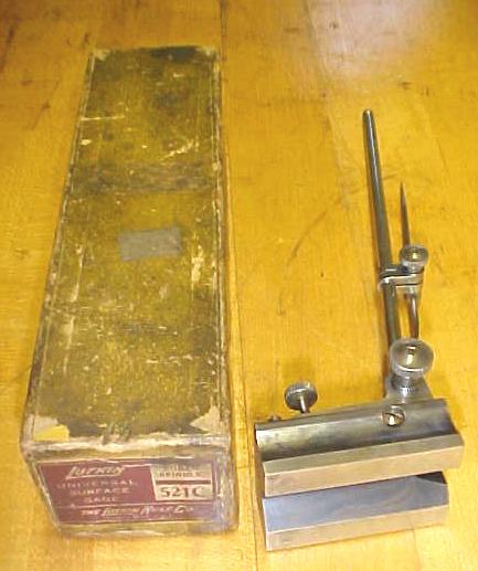 Lufkin No. 521 Surface Gage w/Box Mini Size!