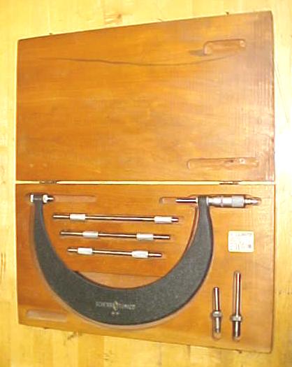 Scherr-Tumico Interchangeable Anvil Micrometer 6-9