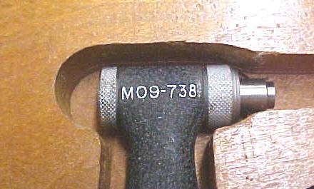 Scherr-Tumico Interchangeable Anvil Micrometer 6-9