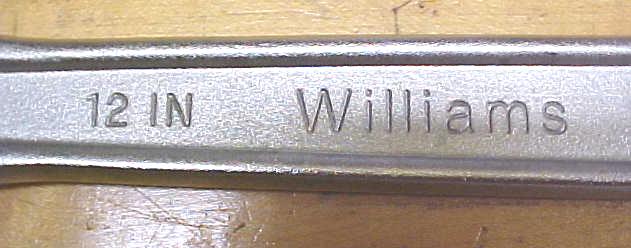 J.H. Williams Adjustable Wrench 12