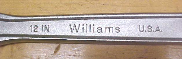 J.H. Williams Adjustable Wrench 12