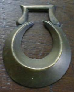 Vintage Brass Horse Rosette