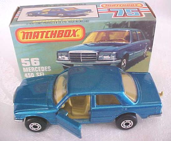 Matchbox No. 56 Mercedes 450 SEL MIB
